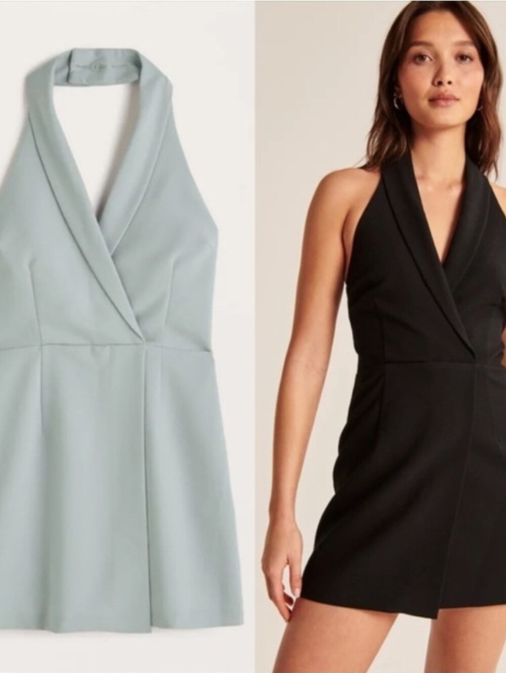Abercrombie & Fitch | New Halter Blazer Skort Dress Green Small